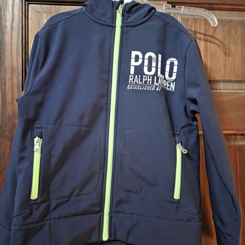 Polo by Ralph Lauren Kids Navy Zip-Up Lightweight Jacket